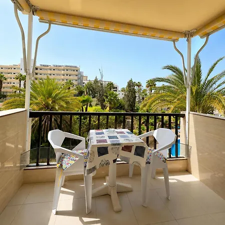 Centro De Playa De Americas-terraza Y Piscina アパート アロナ